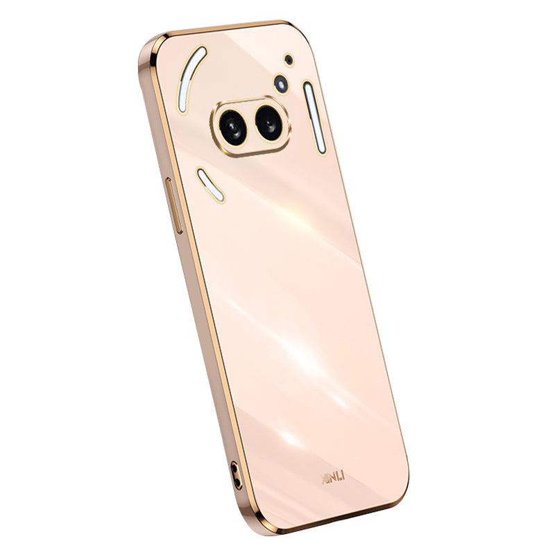 XINLI For Nothing Phone (2a) TPU Case Electroplating Edge Protective Phone Cover XINLI For Nothing Phone (2a) TPU Case Electroplating Edge Protective Phone Cover